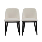 Chaises de salle à manger tapissées (lot de 2)