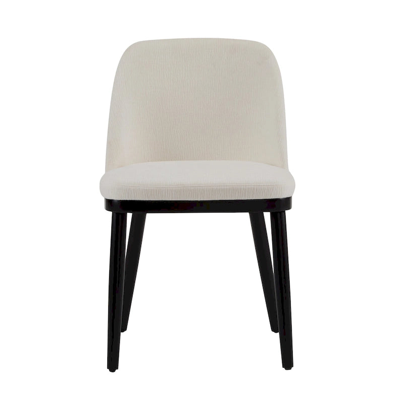 Chaises de salle à manger tapissées (lot de 2)