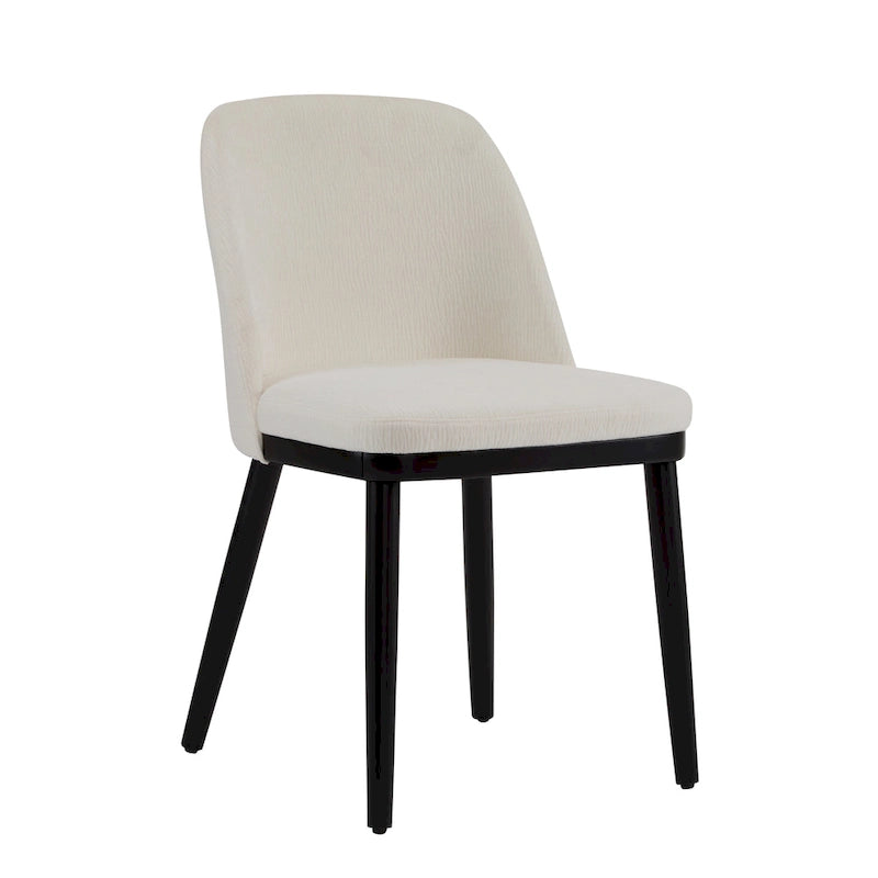 Chaises de salle à manger tapissées (lot de 2)