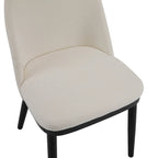 Chaises de salle à manger tapissées (lot de 2)