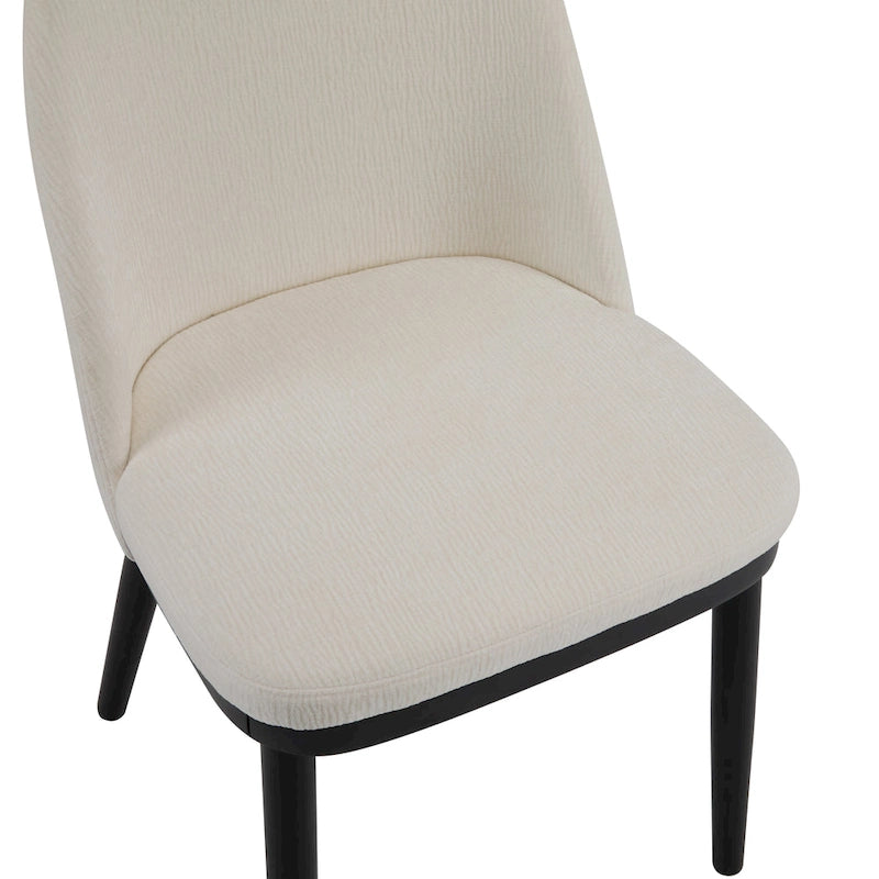 Chaises de salle à manger tapissées (lot de 2)