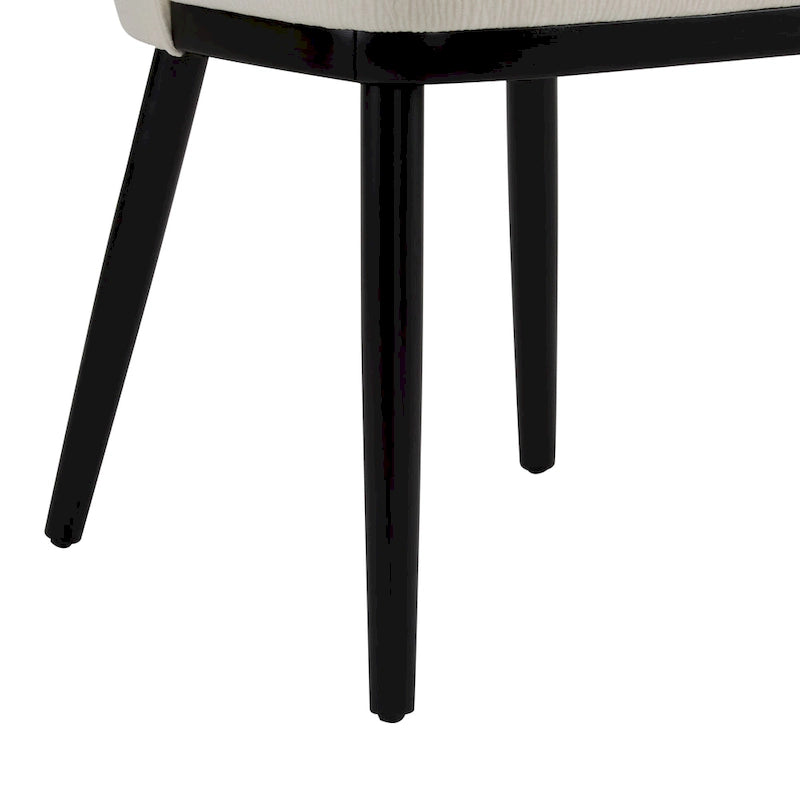 Chaises de salle à manger tapissées (lot de 2)