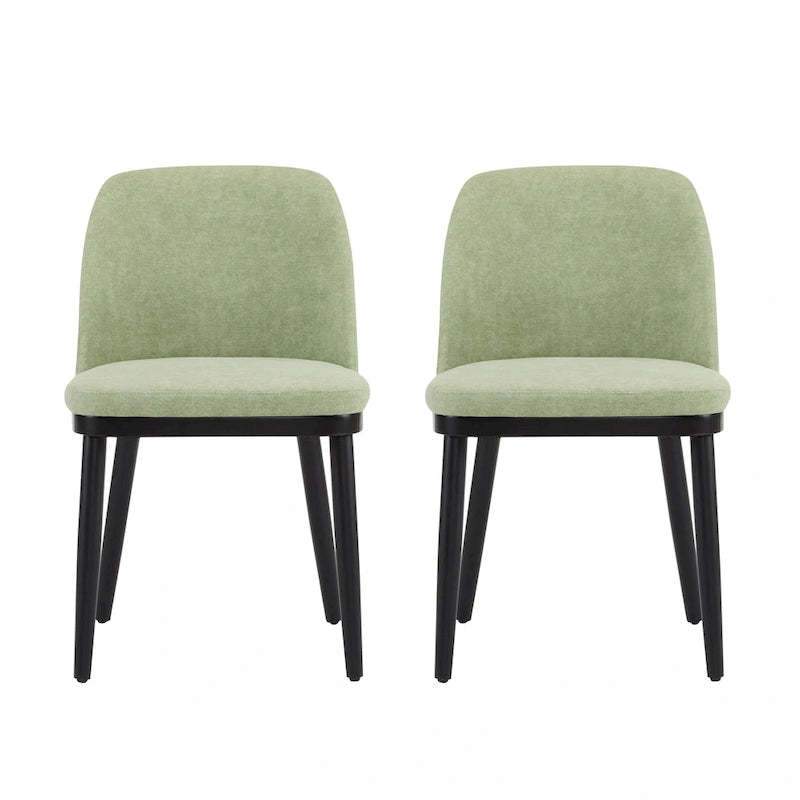 Chaises de salle à manger tapissées (lot de 2)