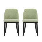 Chaises de salle à manger tapissées (lot de 2)