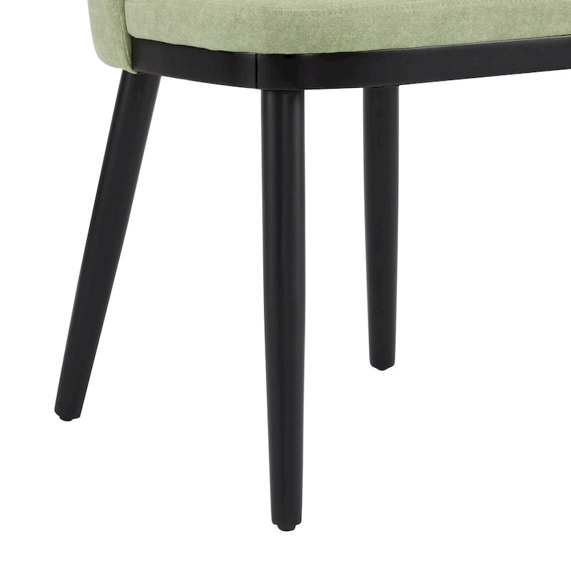 Chaises de salle à manger tapissées (lot de 2)