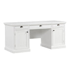 Bureau d'écriture de style Mid-Century avec huche et étagères ouvertes pour petits bureaux à domicile ou chambres