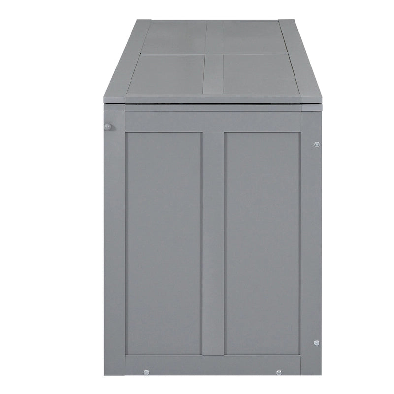 Lit escamotable avec bureau rotatif et étagères – Design peu encombrant en pin et MDF