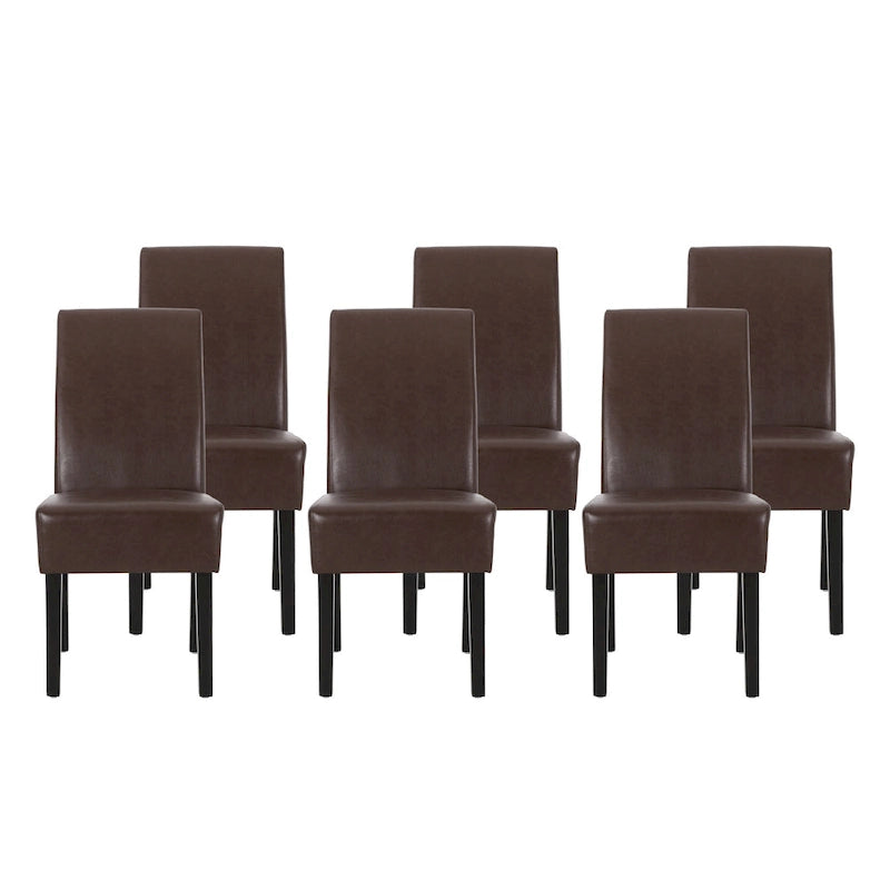 Chaises de salle à manger rembourrées (lot de 6)