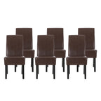 Chaises de salle à manger rembourrées (lot de 6)