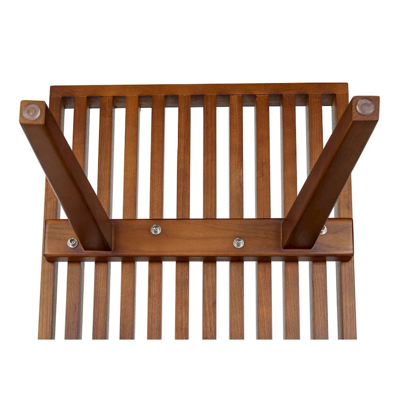 Banc d'entrée en bois naturel de 48 po à plateforme rectangulaire, design moderne à lattes pour salon, maison et bureau