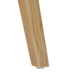 Banc d'entrée en bois naturel de 48 po à plateforme rectangulaire, design moderne à lattes pour salon, maison et bureau