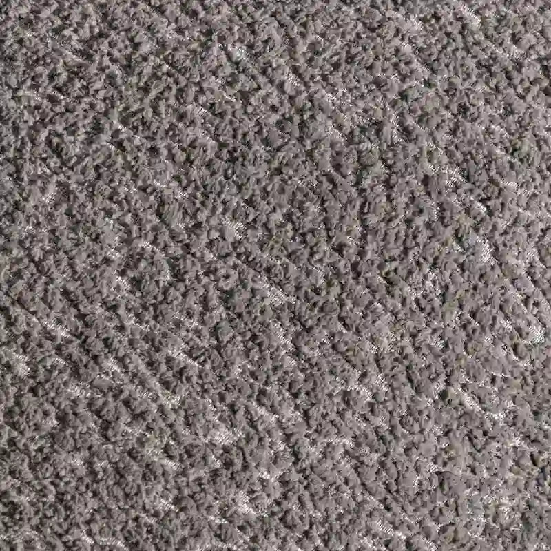 Canapé en Boucle Moderne à Accoudoirs Courbés avec Assise Style Rein et Pieds Ronds en Bois