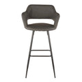 Tabourets de bar en similicuir (Lot de 2) - S.O.