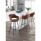 Tabourets de bar en similicuir (Lot de 2) - S.O.