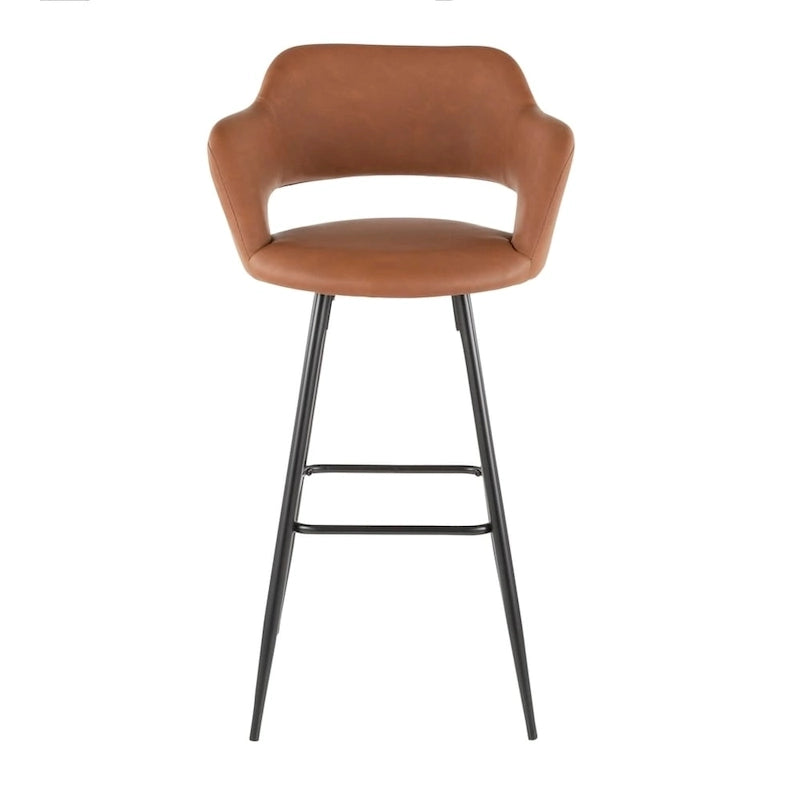 Tabourets de bar en similicuir (Lot de 2) - S.O.