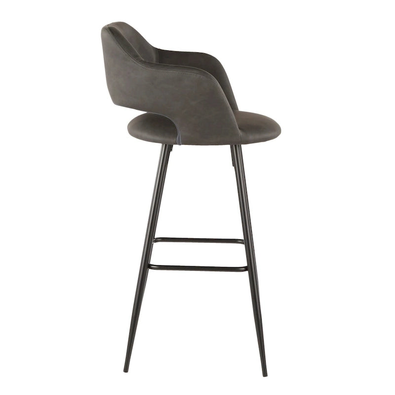 Tabourets de bar en similicuir (Lot de 2) - S.O.