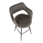 Tabourets de bar en similicuir (Lot de 2) - S.O.