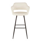 Tabourets de bar en similicuir (Lot de 2) - S.O.