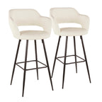 Tabourets de bar en similicuir (Lot de 2) - S.O.