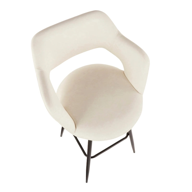 Tabourets de bar en similicuir (Lot de 2) - S.O.