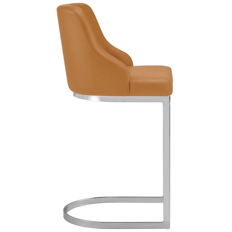 Tabouret de bar en velours/similicuir, lot de 3 tabourets de hauteur comptoir - 48 cm L x 52 cm P x 93 cm H