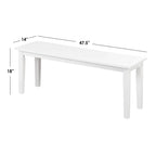 Ensemble de salle à manger 6 pièces avec banc de salle à manger