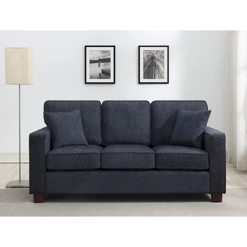  Sagarejo Sleek Contemporary 3-seat Sofa