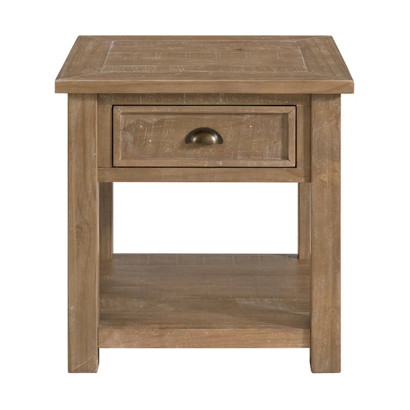 Table d'appoint en bois massif