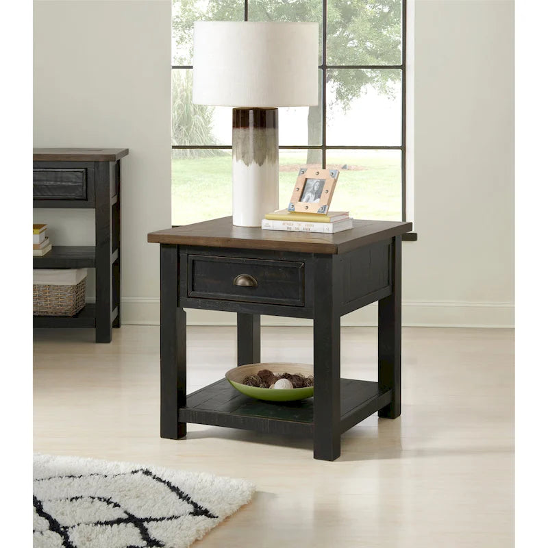 Table d'appoint en bois massif