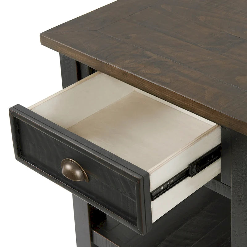 Table d'appoint en bois massif
