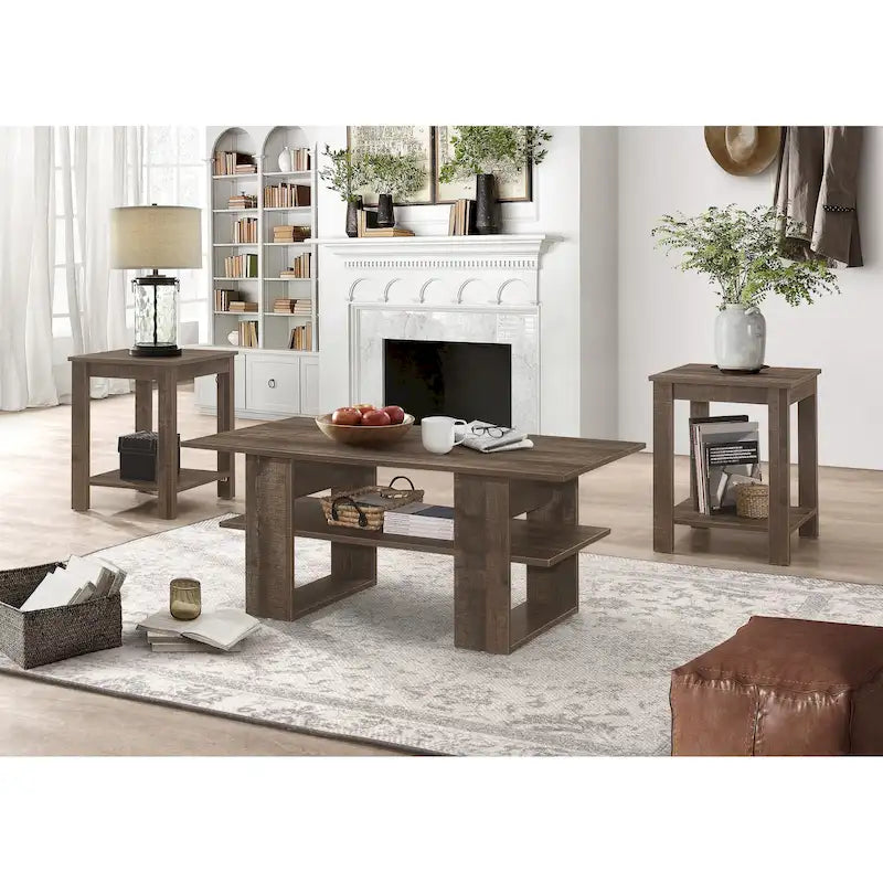 Ensemble de 3 tables basses
