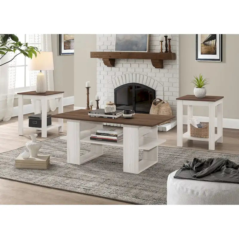 Ensemble de 3 tables basses