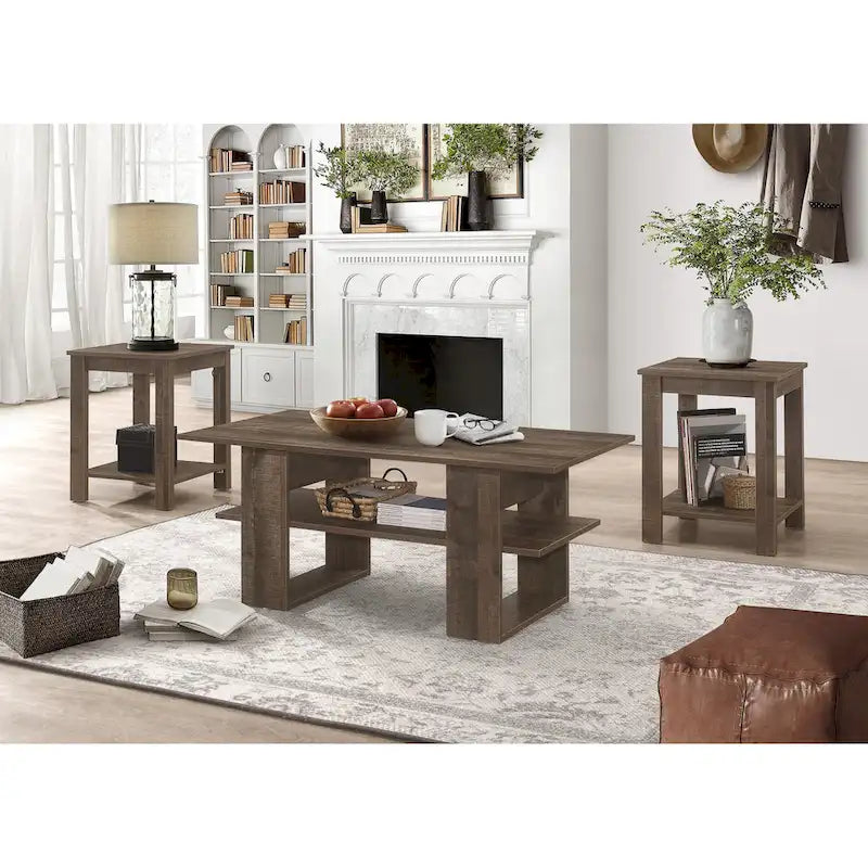 Ensemble de 3 tables basses