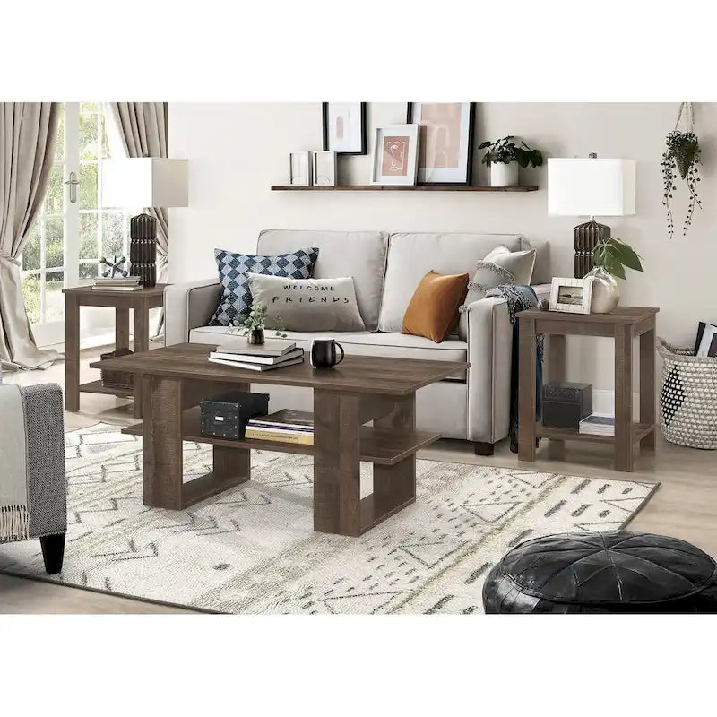 Ensemble de 3 tables basses