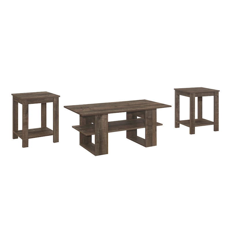 Ensemble de 3 tables basses