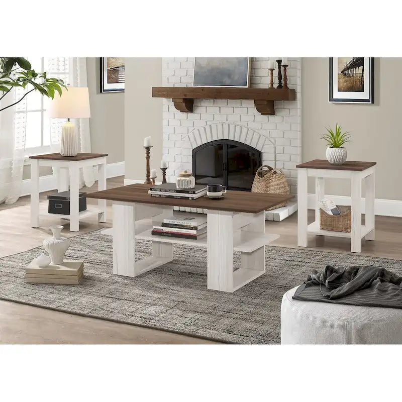 Ensemble de 3 tables basses
