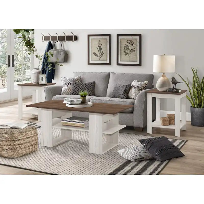 Ensemble de 3 tables basses