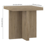 Table d'appoint rectangulaire de 56 cm de large - 56 cm de large