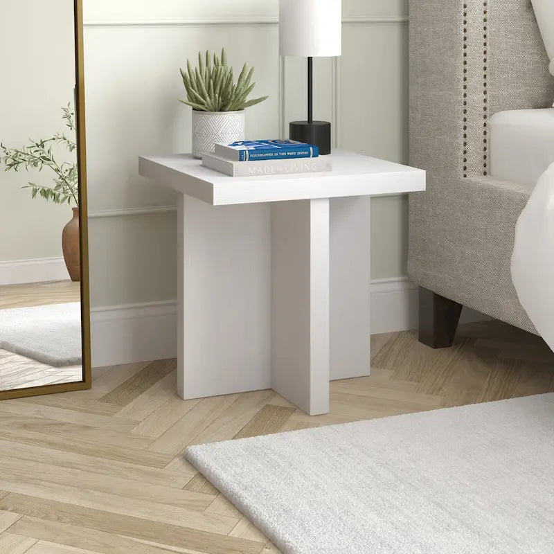 Table d'appoint rectangulaire de 56 cm de large - 56 cm de large