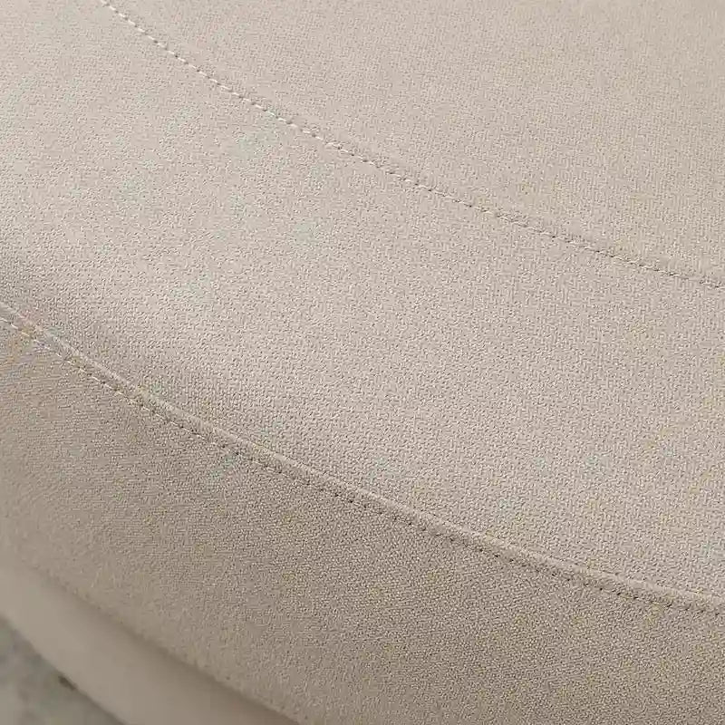 Fauteuil pivotant rond et élégant de 54 pouces, une place et demie