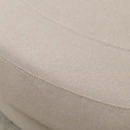 Fauteuil pivotant rond et élégant de 54 pouces, une place et demie