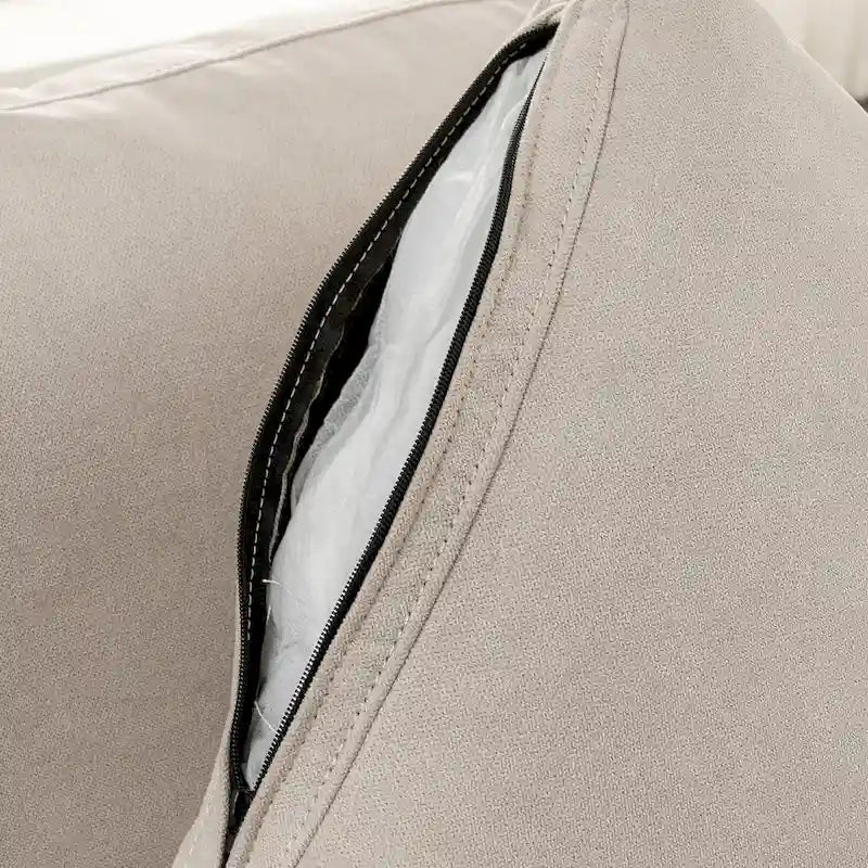 Fauteuil pivotant rond et élégant de 54 pouces, une place et demie