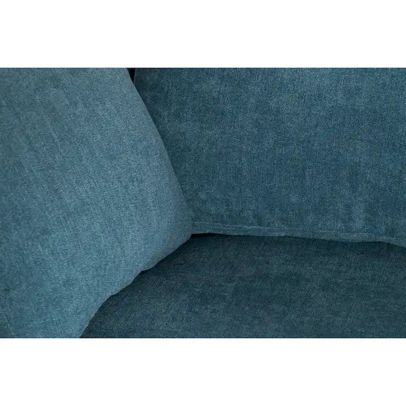 Fauteuil pivotant rond et élégant de 54 pouces, une place et demie