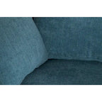 Fauteuil pivotant rond et élégant de 54 pouces, une place et demie