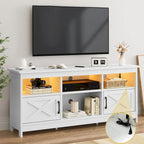 Farmhouse TV Stand for 65/55TV