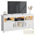 Meuble TV de style rustique pour téléviseur de 65/55 pouces