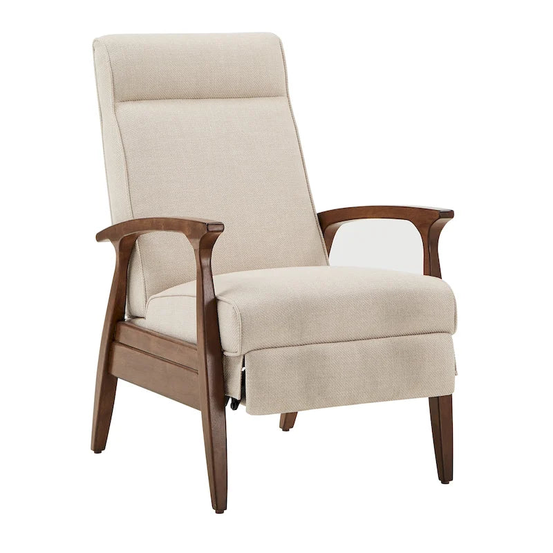 Fauteuil inclinable de style Mid-Century de 25,75 po de large