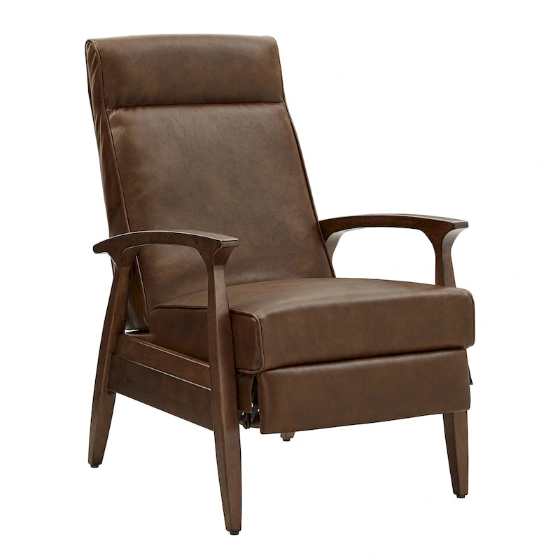Fauteuil inclinable de style Mid-Century de 25,75 po de large