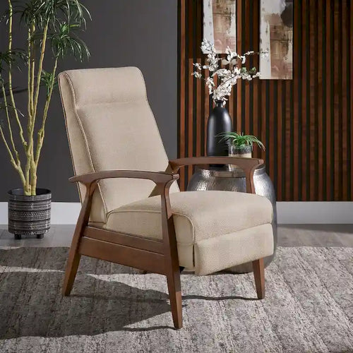 Fauteuil inclinable de style Mid-Century de 25,75 po de large