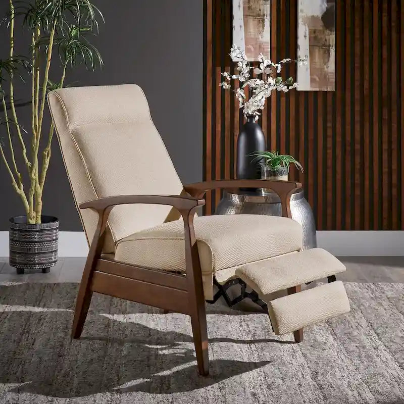 Fauteuil inclinable de style Mid-Century de 25,75 po de large